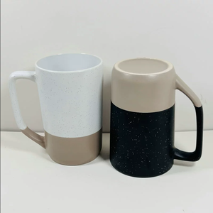 Taza de Cerámica Bicolor Semiglaseada al por Mayor de Fábrica, Taza de Café con Bloques de Color, Logotipo Personalizado para Regalos Promocionales, Caja a Granel - Product Image 4