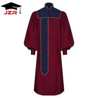 Robe de prêtre de haute qualité en gros, robe ecclésiastique pour les prêtres, uniformes de chœur d'église