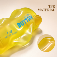 Jouet à presser en forme de bâton de beurre inspiré de la vaseline - Jouet sensoriel anti-stress et de décompression en caoutchouc malléable pour enfants