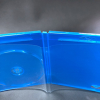 Boîtier de protection personnalisé bleu pour disque de jeu PS3, coque de rangement simple en PP pour boîte de disque optique PlayStation CD DVD