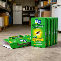 Piège à cafards imprimé sur mesure, très efficace, non chimique, attrape-insectes pour les distributeurs mondiaux