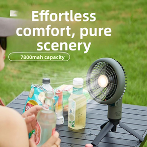 Ventilador de Camping LED Recargable Tipo-C con Material ABS, 260 Lúmenes de Brillo, Resistente al Agua IP44 para Camping y Uso en Exteriores - Product Image 4