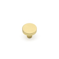 Poignées et Boutons Ronds Modernes en Métal Doré pour Meubles, Tiroirs et Portes d'Armoires – Idéaux pour Chambre, Cuisine, Commodes d'Intérieur/Extérieur