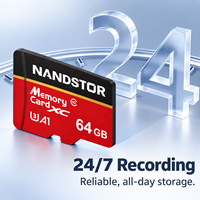 Carte mémoire haute endurance Nandstor Factory 64 Go 128 Go 256 Go 512 Go V30 U3 A1 OEM SD TF pour caméra embarquée et caméra IP