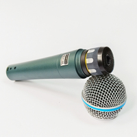 Microphone Dynamique Portable SM 58 57 Beta58a Beta58 BM800 pour Karaoké Église Enseignement Conférence Micro Filaire pour le Chant