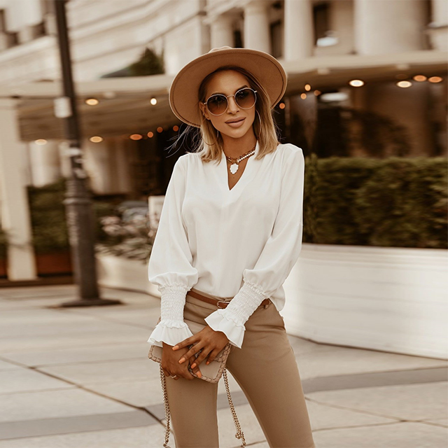 Encuentre el mejor fabricante de blusas sencillas y elegantes y blusas  sencillas y elegantes para el mercado de hablantes de spanish en alibaba.com