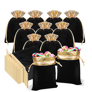 廉价定制标志天鹅绒塔罗牌符文包项链珠宝手表小物品6英寸<span class=keywords><strong>X</strong></span> 9英寸天鹅绒拉绳包圣诞礼物 - Product Image 5