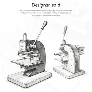 ماكينة النقش الحراري الرقمية للجلد ، ماكينة ختم الرقائق الساخنة اليدوية الصغيرة ، ماكينة الضغط الحراري بالشعار المخصص للشركات الصغيرة - Product Image 6