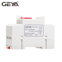 GEYA THC-15A 220v Saklar Timer Digital Mingguan yang Dapat Diprogram dengan Layar Digital Saklar Timer Listrik Pintar yang Dapat Diprogram