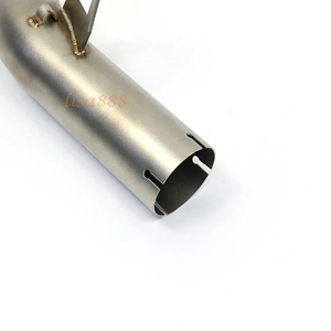 Système d'échappement pour moto S1000RR 2009 - 2016, silencieux 60 mm en acier inoxydable, tuyau de liaison intermédiaire - Product Image 6