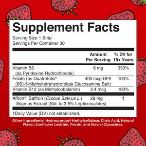 Vitamina B6 y B12 de alta calidad de marca privada y Tiras Orales de Flotet para el Apoyo del Estado de Ánimo y Nutrientes Esenciales - Product Image 2