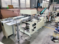 Machine de fabrication de serviettes en papier pliées en L entièrement automatique, haute vitesse, 800 pièces/min, pour la vente en gros