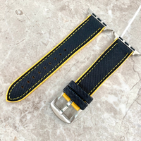 Nouveau bracelet de montre de sport pour homme à double couche avec blocs de couleur en silicone, disponible en plusieurs couleurs