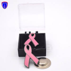 Kanseri bilinçlendirme pimleri pembe meme kanseri şerit yaka Pin sadaka siyah şerit farkındalık Pin melanom kanseri - Product Image 2