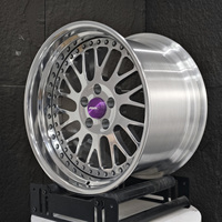 Jantes forgées Roc Custom Twisted Classic Wheel à profil profond 5x114.3 3 ou 2 pièces pour Ford Mustang Chevrolet Corvette Audi A3