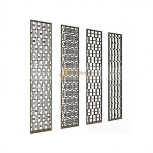 ANN3189 Modern Coated Stainless Steel 304 Custom Room Divider <b>Screen</b> Partition Multi-Functional Durable <b>Decoration</b> Engineering - Product Image 6