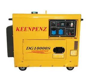 Generatore di corrente diesel silenzioso portatile ampiamente usato 8kva 6kw di prezzo franco fabbrica per la casa