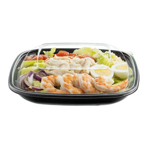 Contenedor de almacenamiento de alimentos desechable reciclable duradero de alta capacidad de gran calidad con tapa transparente para usos múltiples y fideos - Product Image 1