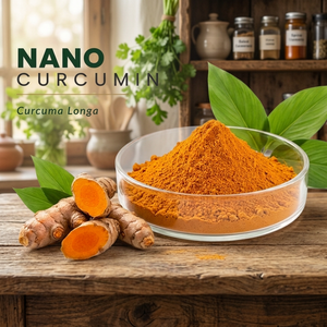 Polvo de Nanocurcumina, Extracto de Curcuma Longa, Extracto Herbal, Probado por HPLC, Envase de Vidrio para Suplementos Alimenticios - Product Image 3
