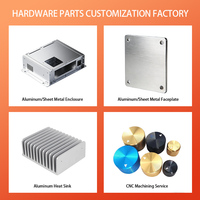 Panneau avant d'amplificateur de puissance en aluminium sur mesure, usinage CNC, fabrication de tôles, service OEM usine