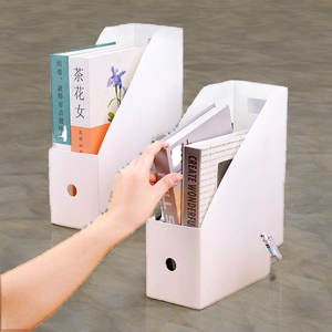 ZHI QUAN Desktop <b>File</b> Magazine Storage Box Office Organizer Set Waterproof Plastic Storage <b>Boxes</b> With/ Folder Model 858 Shantou - Product Image 2