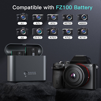 Chargeur de batterie de remplacement pour appareil photo Sony A7iii A7iv A7C A9 A6600 FX3 FX30 2400mAh Double USB C NP-FZ100 OEM