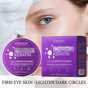 KORMESIC - Parches de Silicona para Ojos con Queratina Antiarrugas, 80g, Reafirmantes, Refinantes, Calmantes, Iluminadores, Reparadores - Product Image 1