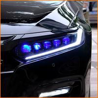 Pour Honda Accord 2018-2022, phare LED complet à 5 lentilles, projecteur Bi-LED, clignotant séquentiel, DRL, montage Plug and Play