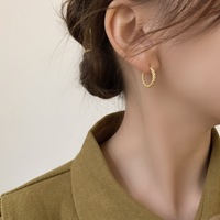 REETI 925 plata esterlina Simple Babysbreath pendientes para mujer moda personalidad pareja pequeños pendientes contratados