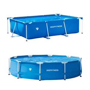 Metal Frame Pool round Above Ground Swimming Pool pvc adult children outdoor large inflatable metal frame swimming pool