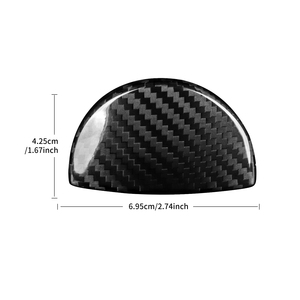 Bouton de boîte à gants en fibre de carbone véritable pour <span class=keywords><strong>Fiat</strong></span> <span class=keywords><strong>500</strong></span> 2011 2012 2013 2014 2015 <span class=keywords><strong>Abarth</strong></span> 595 2016 2017 <span class=keywords><strong>2018</strong></span> 2019 2020 2021 2022 2023 - Product Image 2