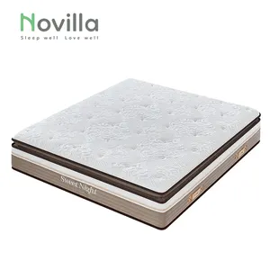 Vente en gros prix d'usine sur-matelas de lit 4 pieds fermeture à glissière refroidissement ferme mousse à mémoire de forme simple Double Twin Full Queen King Xl Size