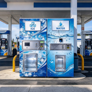 YISO 11-Stage RO Pure Water and Ice Vending Machine 400 GPD Water Purifier with 100kg Ice Storage Bin 450kg Daily Ice Maker - Product Image 5