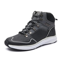 Bottes de marche confortables pour hommes Elkland, personnalisées, en TPU et cuir, imperméables, légères, antidérapantes, à bout pointu, semelle intermédiaire en EVA, vente en gros