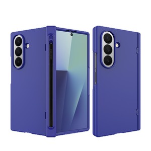 Huanmin Factory offers PC-coated folding screen phone <b>cases</b> for Samsung Fold 7/6/5, featuring a 1.0 magnetic <b>attachment</b> and a pe - Product Image 5