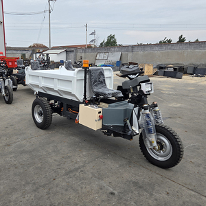 Mini-dumper électrique, tricycle cargo, <span class=keywords><strong>vélo</strong></span> cargo à trois roues, remorque cargo électrique, véhicule utilitaire à carrosserie ouverte à propulsion électrique à vendre - Product Image 2