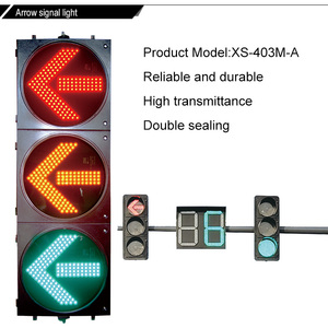 Direktlieferung ab Werk <span class=keywords><strong>MJB</strong></span> 400mm Intelligente LED-Pfeil-Countdown-Anzeige, Festinstallierte Verkehrssignalleuchte für Fahrspuren & Fußgänger - Product Image 4