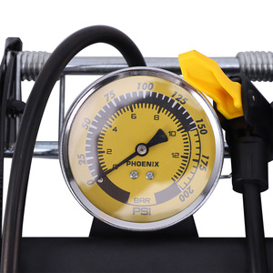Vente chaude Vélo Double Cylindre Pompe À <span class=keywords><strong>Pied</strong></span> <span class=keywords><strong>Gonfleur</strong></span> Pompe À Vélo avec Manomètre Pneu <span class=keywords><strong>Gonfleur</strong></span> Précis - Product Image 3