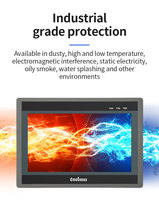 Controlador lógico programable analógico de temperatura Coolmay de en controlador todo en uno Plc de pantalla táctil Hmi de 10 pulgadas