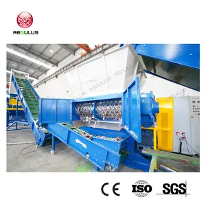 Waste Plastic Water Bottle Recycling Washing Drying Machine Plant Washing Line For PP PE PVC