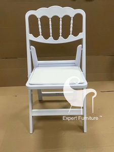 New Design Event Resin Folding Chairs Padded Seat Folding Chair <strong>White</strong> Resin Garden Foldable Chair - Product Image 5