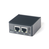Carte de développement de mini routeur FriendlyElec NanoPi R3S-LTS RK3566 1 Go/2 Go + 0 Go EMMC avec boîtier métallique en option, kits de développement