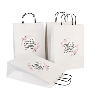 Custom Printed <b>Small</b> Sac En Papier Bolsas Papel Kraft Brown Kraft Paper Thank You Wedding Party Gift Bags - Product Image 1