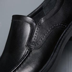 Zapatos de Oficina para Hombre, Primavera 2025, Estilo Retro Británico, Cierre con Cordones, Transpirables, Antideslizantes, Ligeros, Parte Superior de Cuero Genuino - Product Image 2