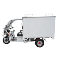 Tricycle électrique express avec caisse de chargement de 1,5 m à 1,6 m, moteur à aimant permanent de 1000 W, camion de livraison à 3 roues, logistique de livraison, capacité maximale de 450 kg