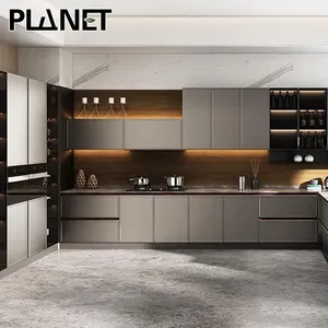Design moderno modular personalizado armários de cozinha e armários importados da cozinha da china