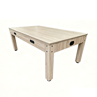 Table de billard multifonction 4-en-1 de 7 pieds avec hockey sur air, tennis de table et table à manger – Vente Flash Premium