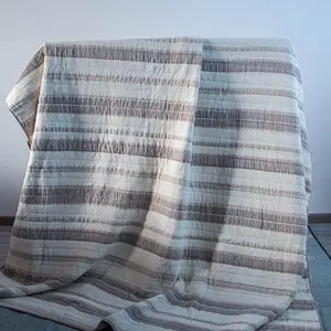 Coperta per cialde in cotone trapuntato a doppia trapunta coperta in jacquard coperta coperta per adulti spesse calde online a buon mercato