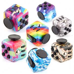 Mini Cubo Mágico de 6 Caras Colorido, Cubos Fidget, Juguetes Sensoriales - Product Image 2