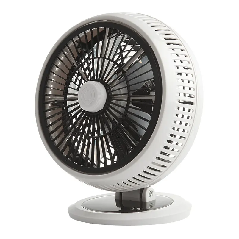 Heavy Duty Small Quiet Black 5 Blade Fan Little Small Cooling Desk and Table Fans